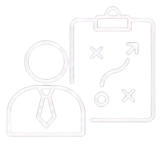 Icon of three horizontal server units connected by dotted lines on a black background.